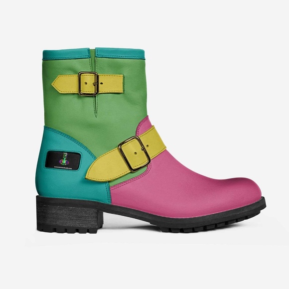 Vintage Rainbow Police Belted Boot (Womens) - Picture 2 of 6